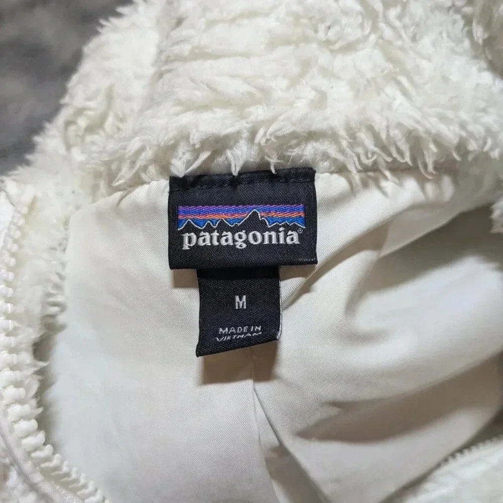 Patagonia Los Gatos Fleece Vest White Sherpa Medium